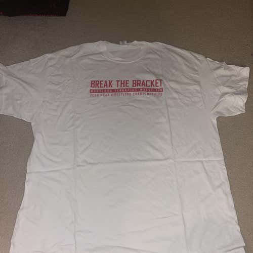 NWOT Maryland Wrestling 2018 Big Ten Championships Shirt Men’s Size 2XL White