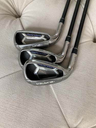 3 Taylormade Burner Iron 9,8 and 6Women's Left