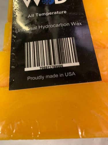 Ski Snowboard hot Wax all temp  yellow 5 sticks total 1/2 lb universal Made in USA