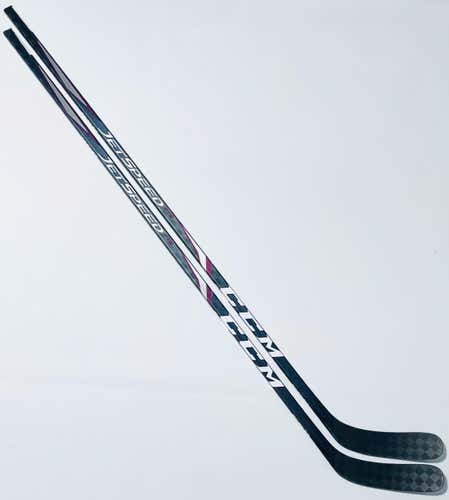 New 2 Pack CCM Jetspeed FT2 Hockey Sticks-LH-85 Flex-P88-Matte Finish