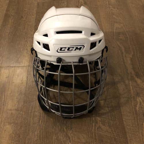 Used SR Medium CCM Vector V08 Helmet w/ Cage
