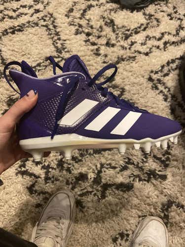 Purple New Adult Unisex Size 7.0 (Women's 8.0) Adidas Cleats PLL waterdogs
