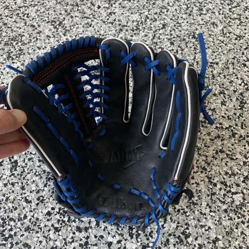 Black Kid Pitch (9YO-13YO) Outfield 12.5" Baseball Glove