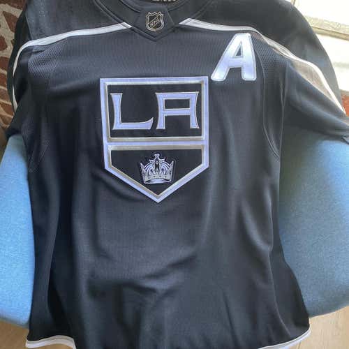 OBO LA Kings Doughty Pro Stitch Black Adult Size 50 Adidas Pro Stock Jersey