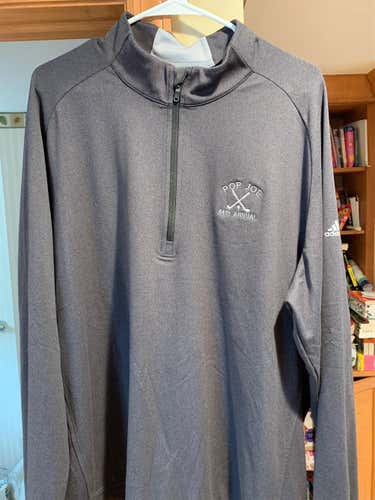 Adidas Climacool 3/4 Zip Pullover XL (Gray)