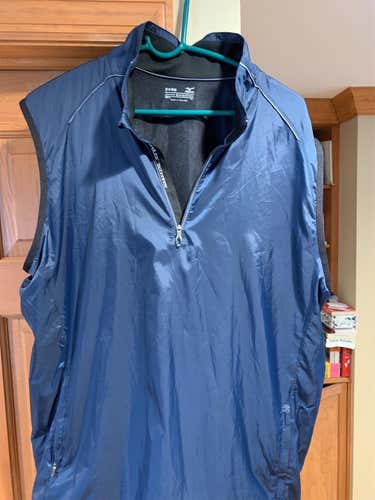 Blue XL Mizuno Wind Vest