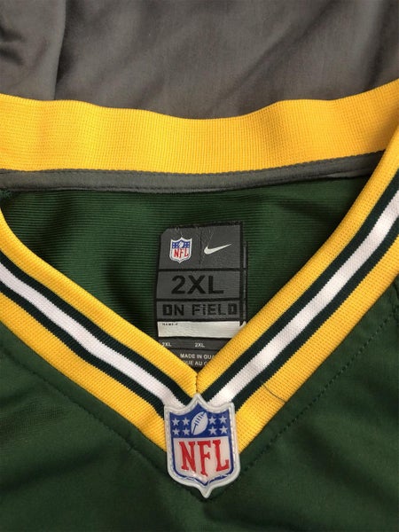 Aaron Rodgers Nike Elite Authentic Green Bay Packers Jersey 