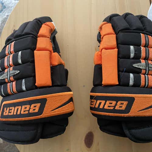 Black Senior Bauer 4 Roll 14"  Gloves
