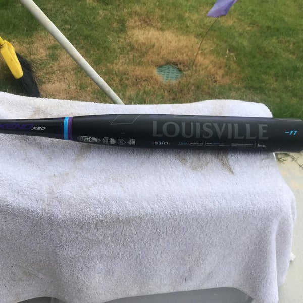 Black Used Kid Pitch (9YO-13YO) 2020 Louisville Slugger Composite Xeno Bat (-11) 20 oz 31"