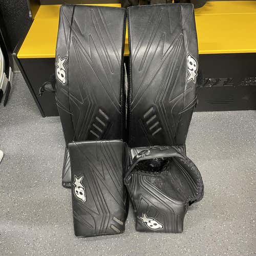 Black Senior 33" Regular Optik 2 Pro Stock Goalie Full Set