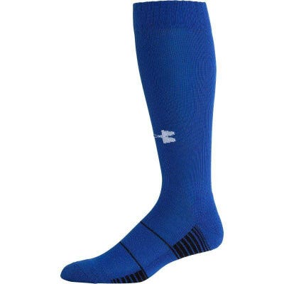 Under Armour Team Over The Calf Socks 1 Pair Royal White 1270244-400 Size XL