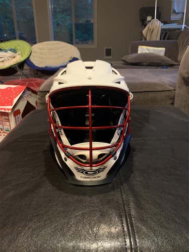 White  Player's Cascade S Helmet