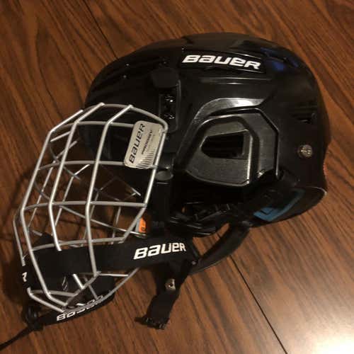 Bauer Prodigy Hockey Helmet With Cage Youth Black