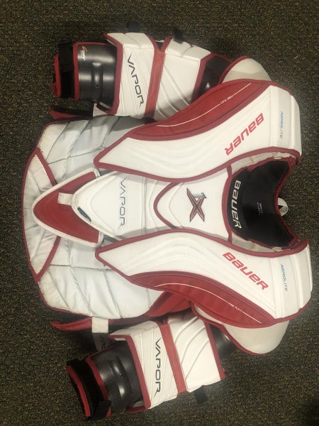 Used Senior XL Bauer Vapor 1X Goalie Chest and Arm Protector Goalie Chest Protector