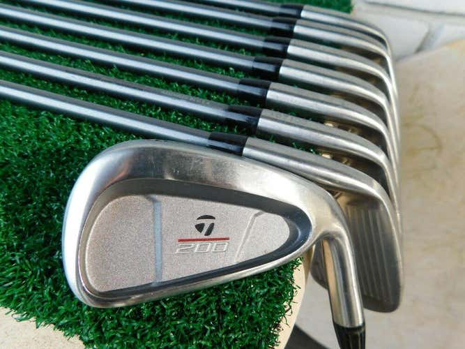 TaylorMade T200 (3i-PW) Iron Set w/ TaylorMade S-90 Lite Flex Shaft