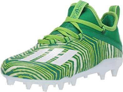 New adidas Adizero JR eh2676 youth Football/lacross Cleats, Size 5 green