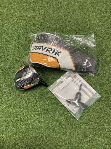 Tour Only Callaway Triple Diamond Mavrik Driver Head 9.0 TA# Sub Zero Flash Face