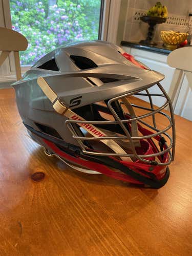 Gray Adult Player's Cascade S Helmet