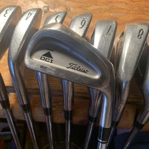 Men's Right Handed DCI 962 Stiff Flex Steel Shaft Iron Set