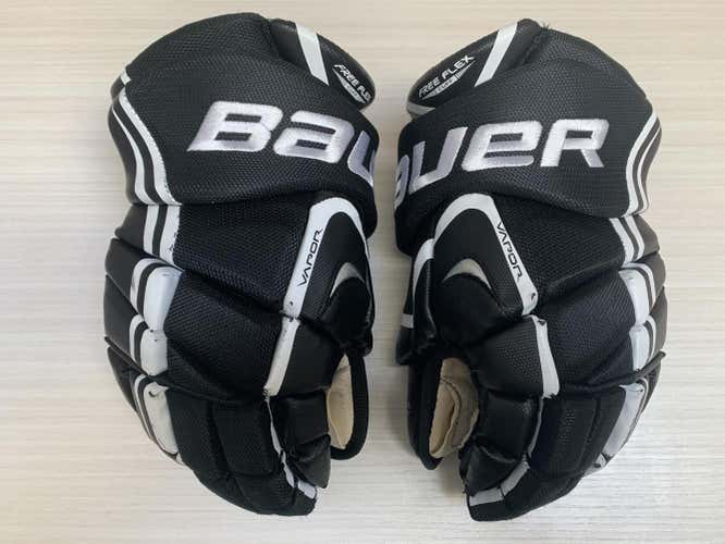 Black Used Senior Bauer Vapor X7.0 Gloves 14"
