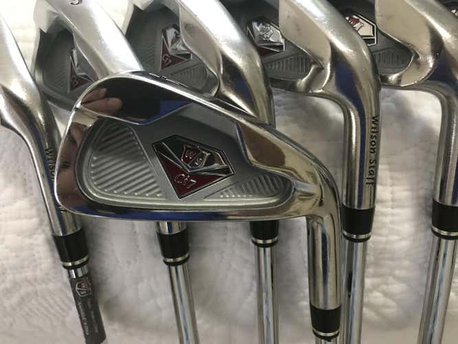 Wilson Staff Ci7 Iron Set 4-9, PW Stiff Flex Steel Shaft +1 Inch longer