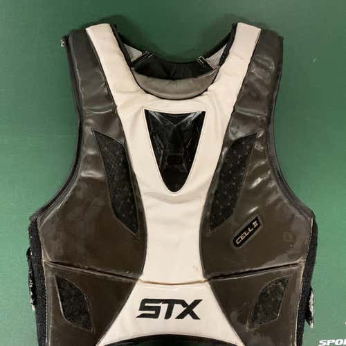 White Adult Large STX Cell II Chest Protector