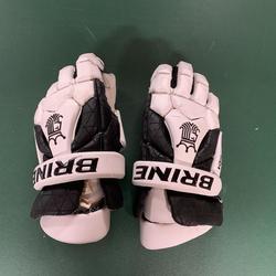 White Like New Brine KSL III XL Goalie Gloves