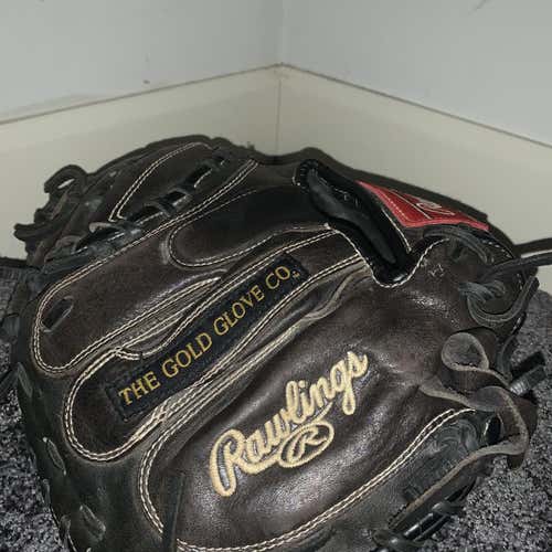Black Kid Pitch (9YO-13YO) Catcher's Gold Glove Gamer Series 32" Baseball Glove