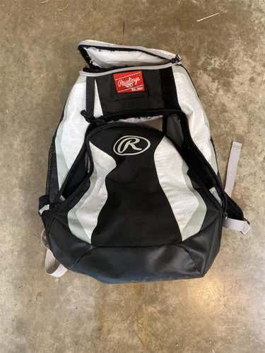 White Used Rawlings Bat Pack