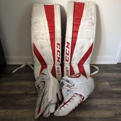 Intermediate 29+1 Regular Revolution 597 Goalie Full Set W/ Jr RBK 6K Glove & Blocker