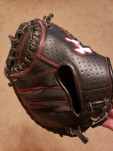Black Used Under Armour Catcher's Glove 31.5"