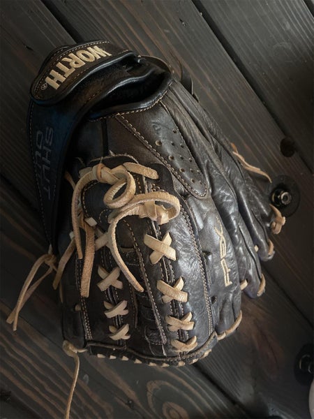 Black Used Right Hand Throw Shutout 12.5" Softball Glove