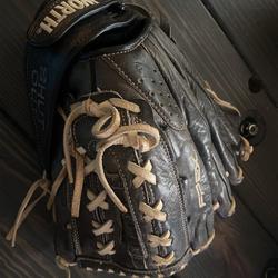 Black Used Right Hand Throw Shutout 12.5" Softball Glove
