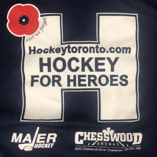 Hockey For Heroes XL Jersey