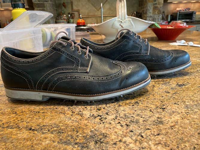 Black Men's Size 13 (Women's 14) Footjoy Golf Shoes
