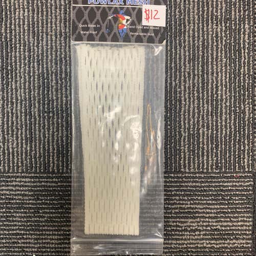 NEW PowLax Wax Mesh - White