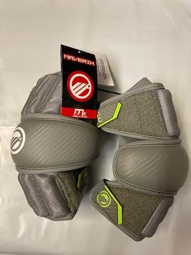 New Maverik MX Medium Arm Pads Gray