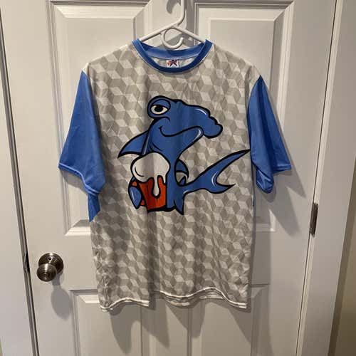 Hammered Heads White Adult Large Shooting Shirt #8