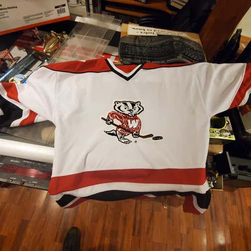 University of Wisconsin Used Men's Adult XL Colloseum Jersey