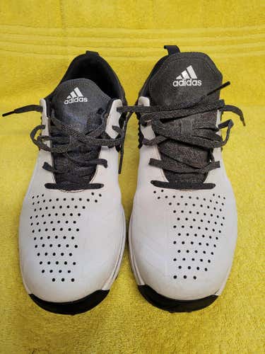 White Lightly Used Men's Size Men's 10.5 (W 11.5) Adidas Adipower 4orged S Golf Shoes