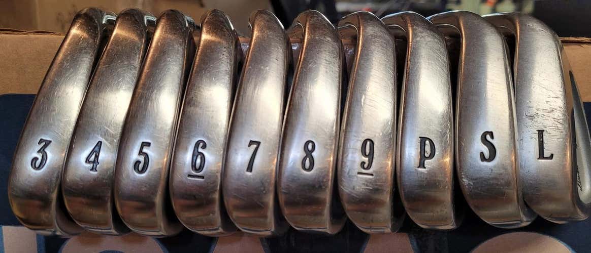 Used Men's Ben Hogan Right Handed BH-5 Iron Set Stiff Flex Steel Shaft 3-Lob Wedge
