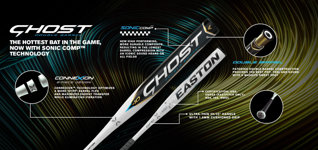 New 2022 Easton Ghost Double Barrel w/warranty Available in a -11, -10, -9 FREE SHIPPING