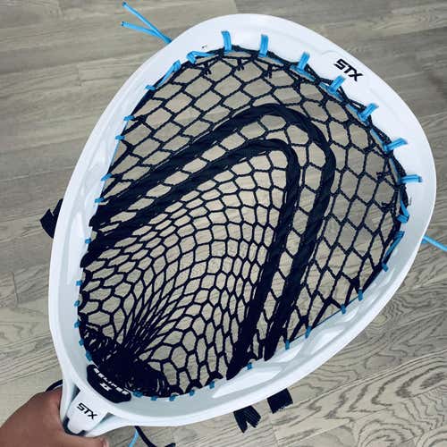 New STX Eclipse 2 w/ 12D Black The Mesh Dynasty - Goalie Head Eclipse II