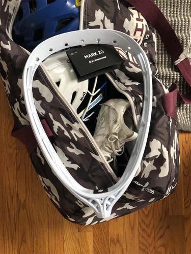 New Unstrung Mark 2G Goalie Head (see description) and used nemi 3 for soflo dyes