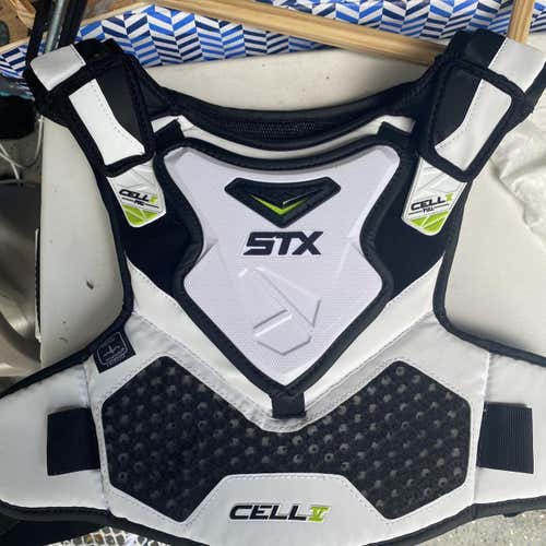 Used Large STX Cell V Shoulder Pads