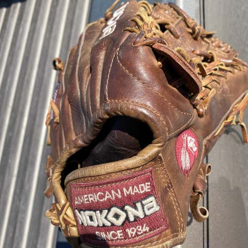 Brown High School/College Outfield 12.75" Baseball Glove