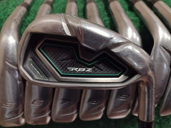 Taylormade RBZ Rocketballz Iron Set 4-PW,AW Regular Flex Steel Shaft