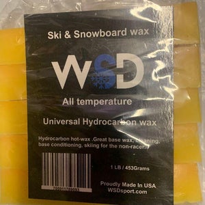 Ski Snowboard hot Wax 10 bars Total weight 1  lbs of wax  USA New