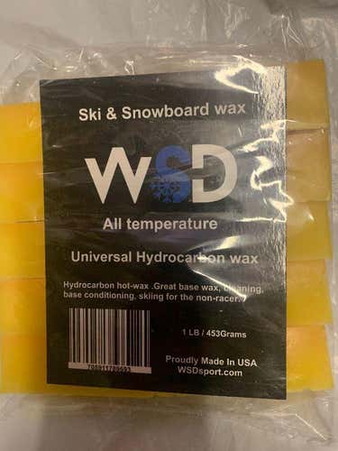 Ski Snowboard hot Wax 10 bars Total weight 1  lbs of wax  USA New