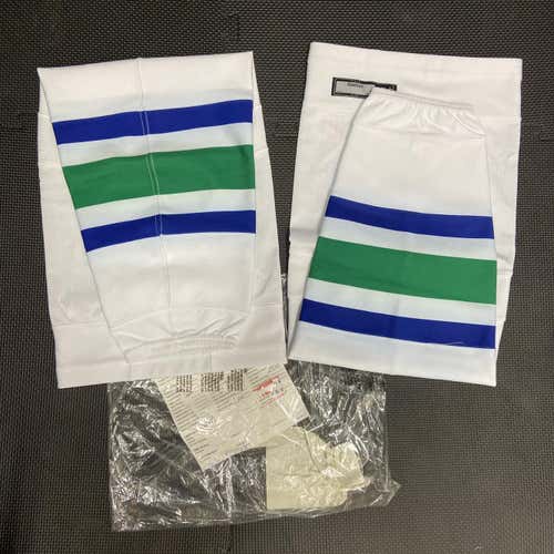 NEW Pro Stock Hockey Socks •  Authentic Vancouver Canucks Franchise Reebok Edge+